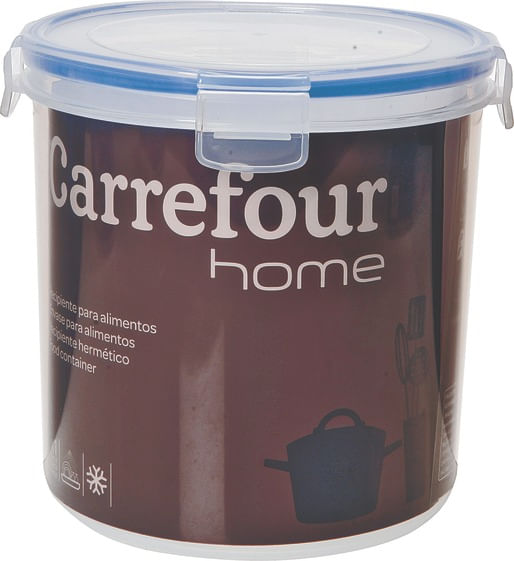 Pote Hermético Polipropileno Transparente Carrefour Home 2,3L HO18582