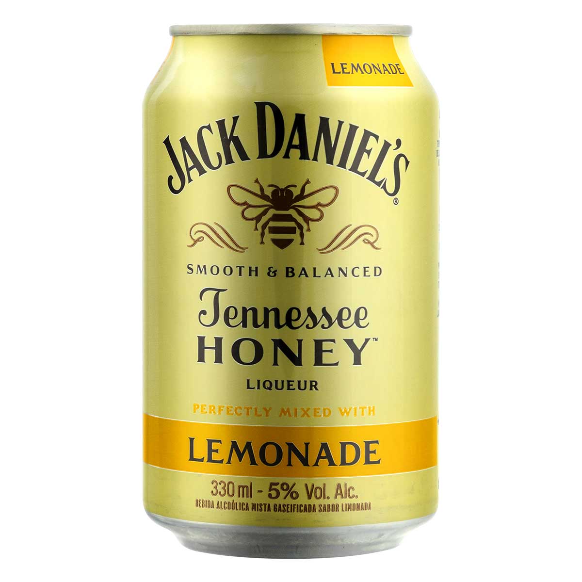 Bebida Mista Alcoólica Gaseificada Honey Limonada Jack Daniel's Lata 330ml