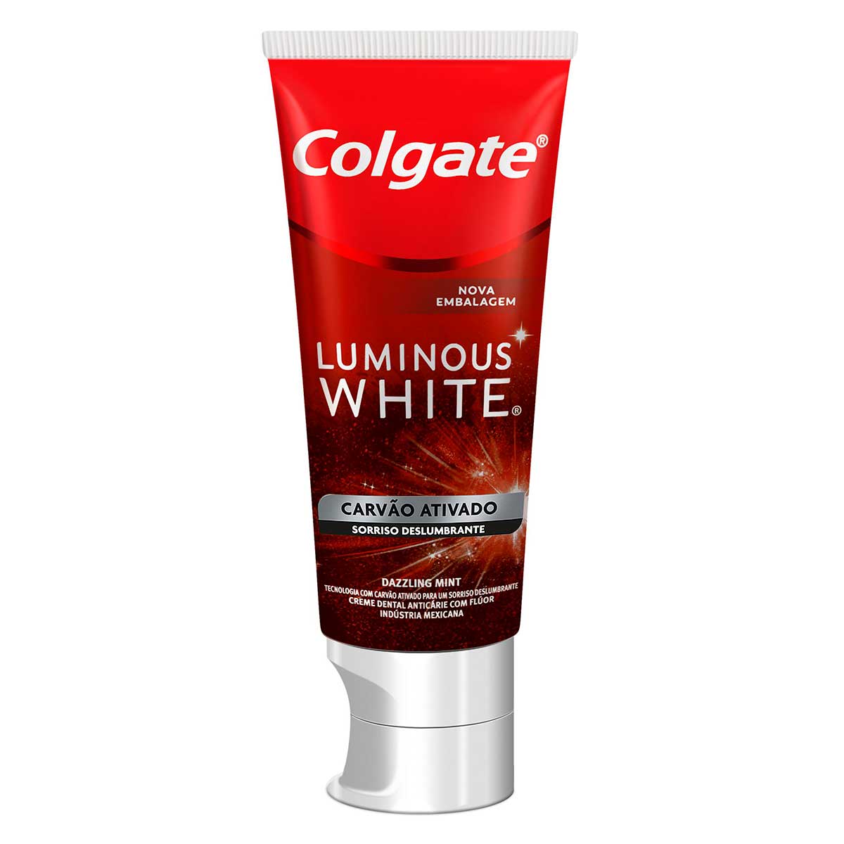 Creme Para Clareamento Dental Colgate Luminous White Carvão Ativado 70g