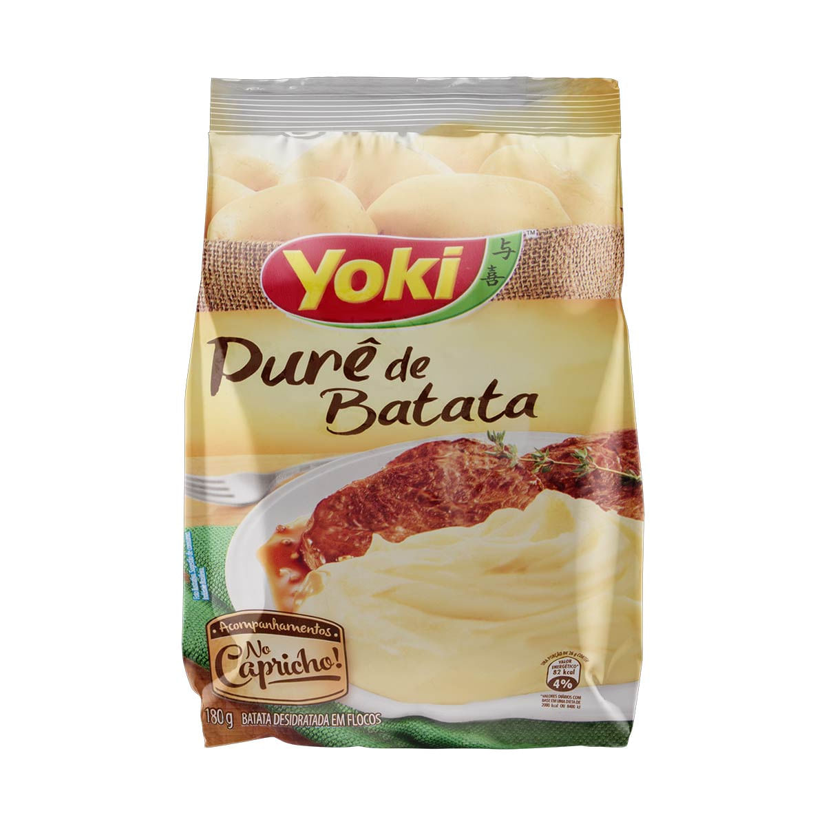 Mistura para Purê de Batata em Flocos Yoki 180g