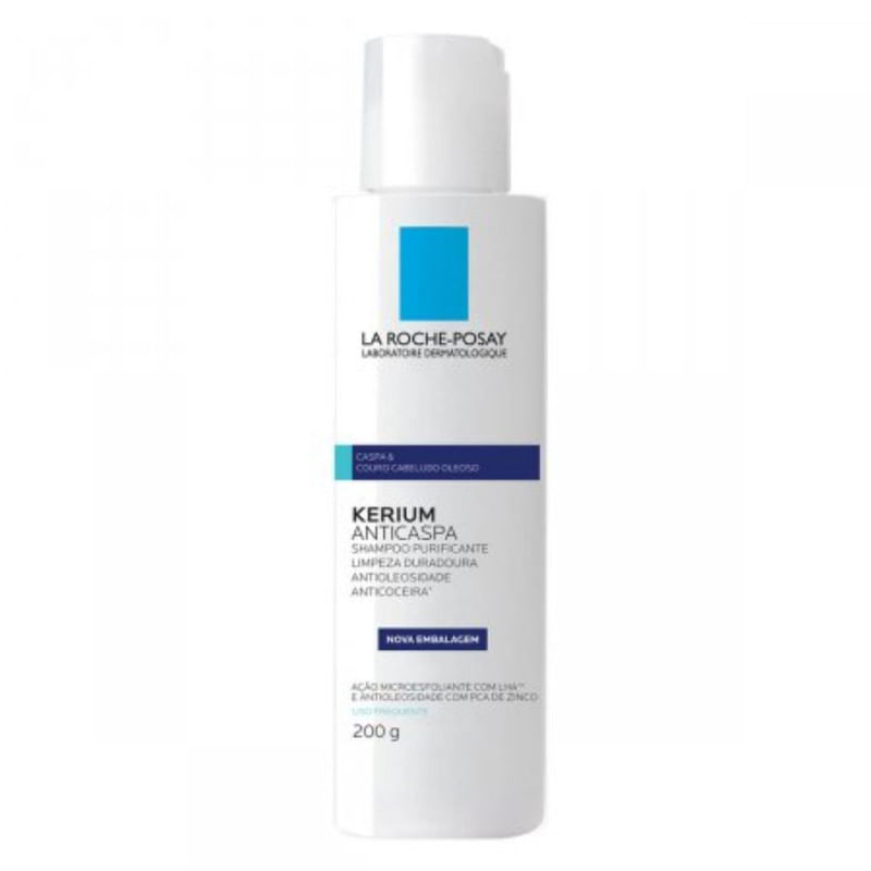 Shampoo Anticaspa Kerium Com 200ml La Roche-Posay