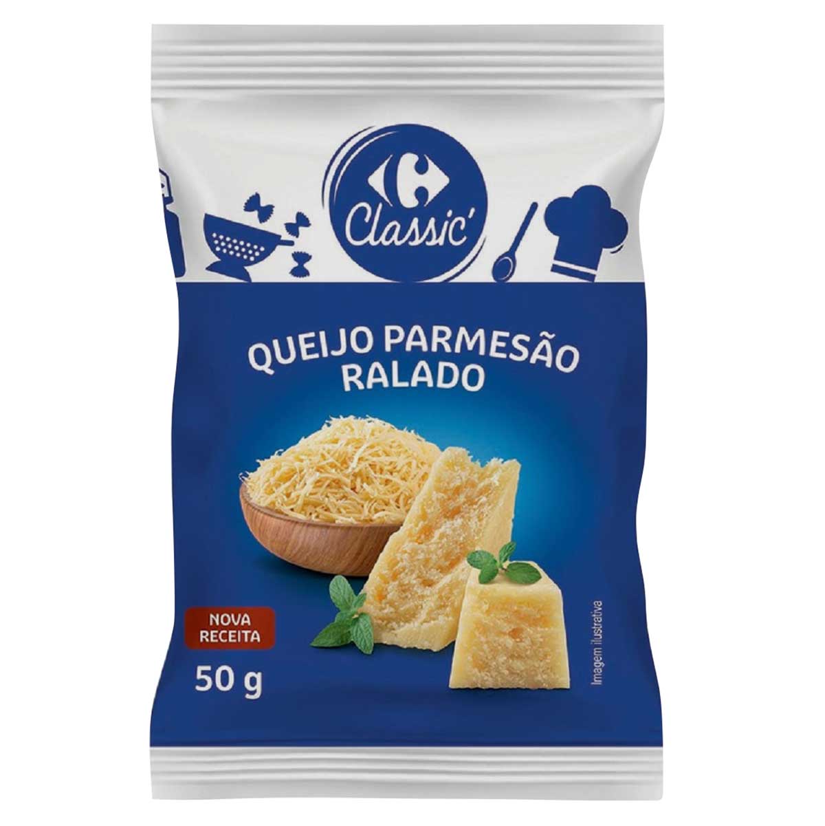 Queijo Parmesão Ralado Carrefour Classic 50g