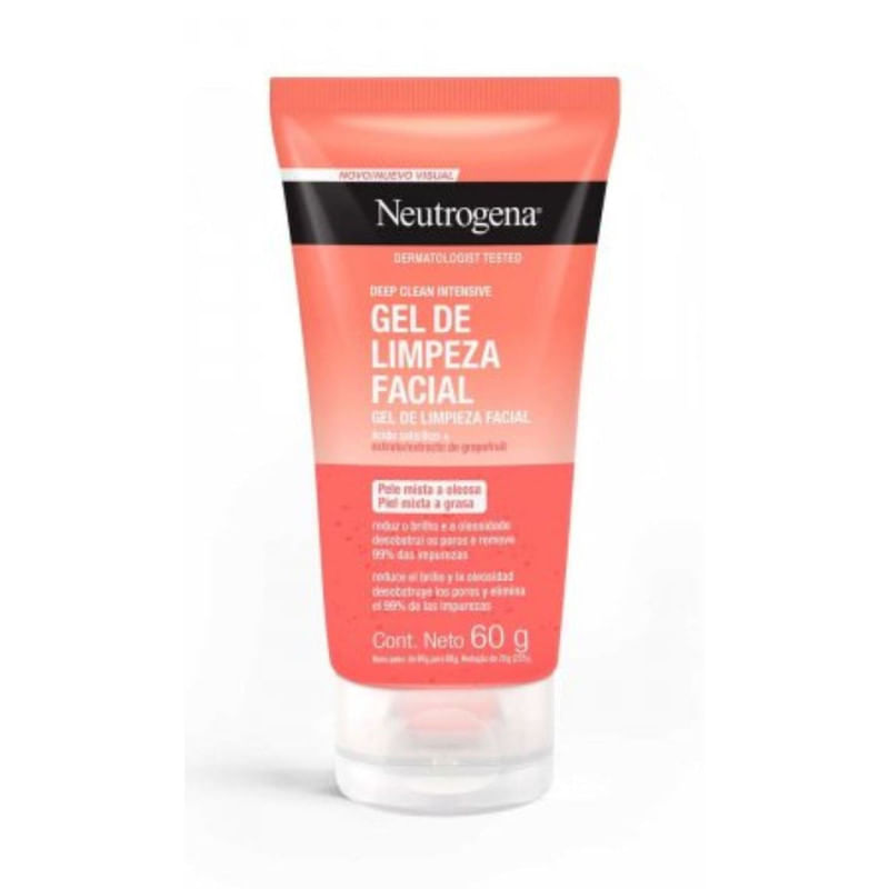 Gel de Limpeza Facial Deep Clean Grapefruit Neutrogena Com 60g