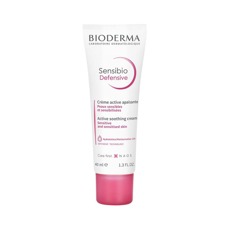 Creme Facial Sensibio Defensive Bioderma Com 40ml