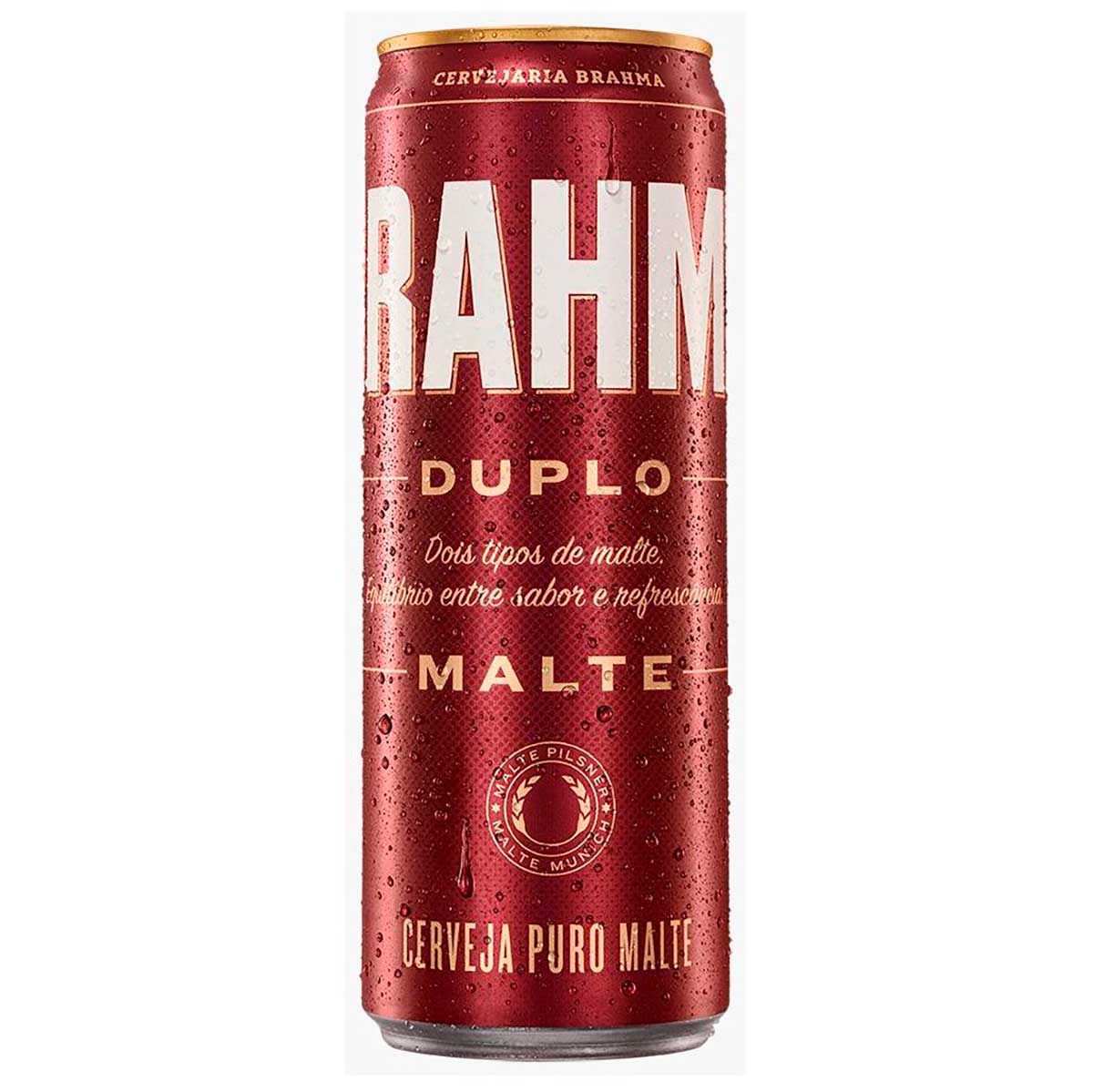 Cerveja Brahma Duplo Malte Puro Malte 350ml Lata