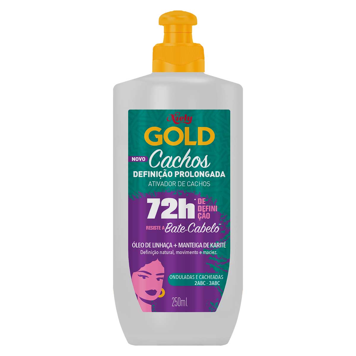 Ativador Niely Gold Cachos Definição Prolongada 250ml