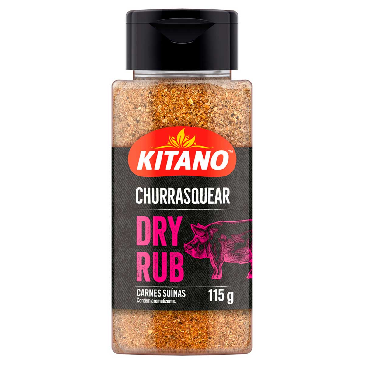 Tempero Dry Rub para Carne Suína Kitano Churrasquear 115g