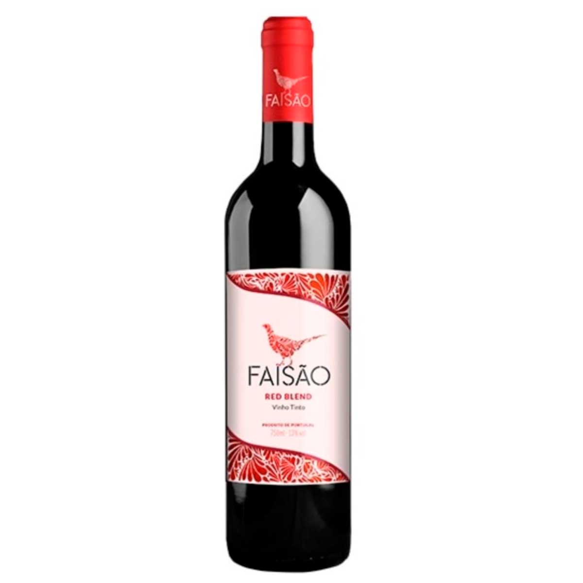 Vinho Tinto Português Red Blend Faisão Com 750ml