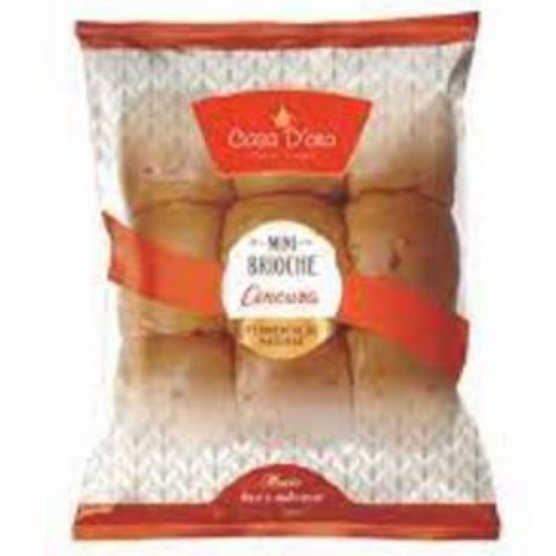 Pão Brioche Cenoura Kids Casa D'oro Pacote 270g