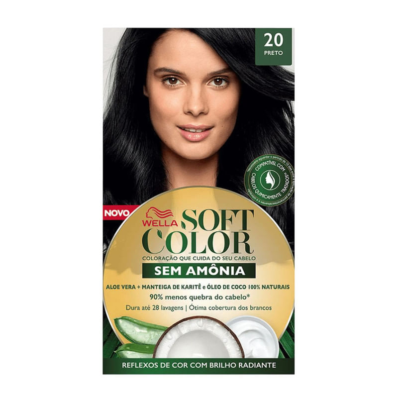 Coloração Soft Color 20 Preto