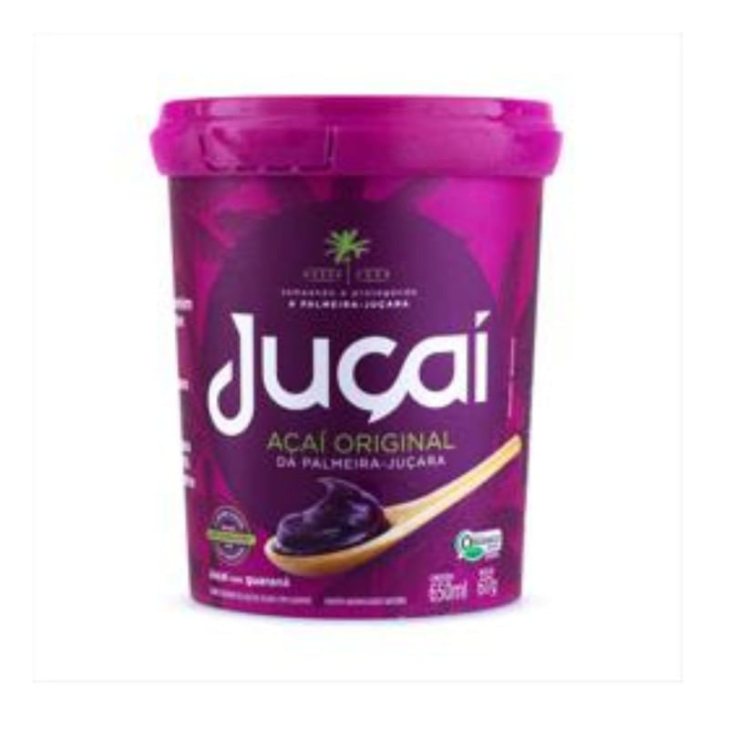 Açaí Com Guaraná Original Juçaí Com 650ml