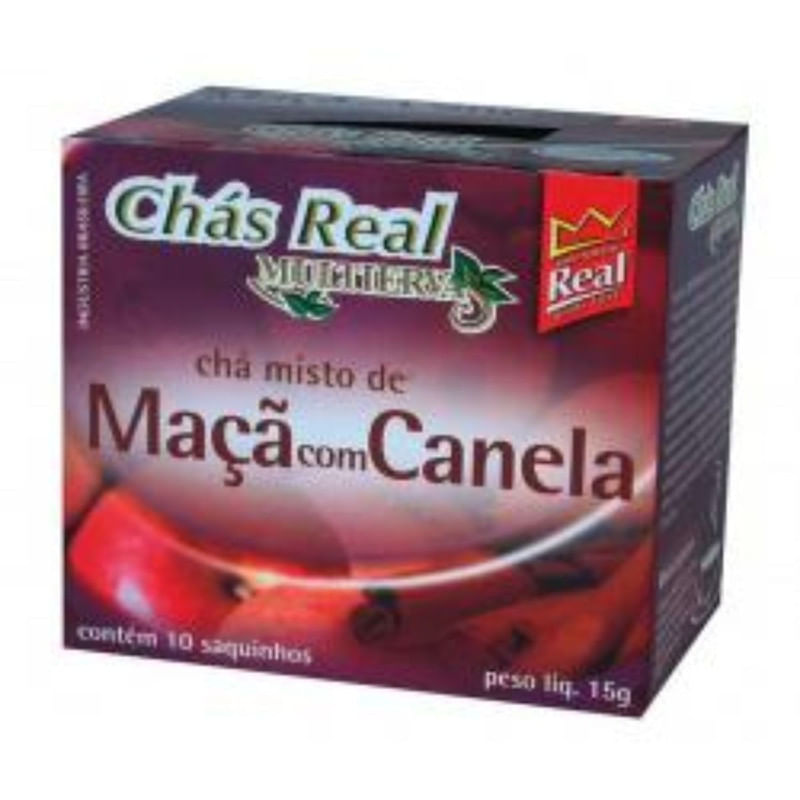 Chás Real Maçã Com Canela 15g