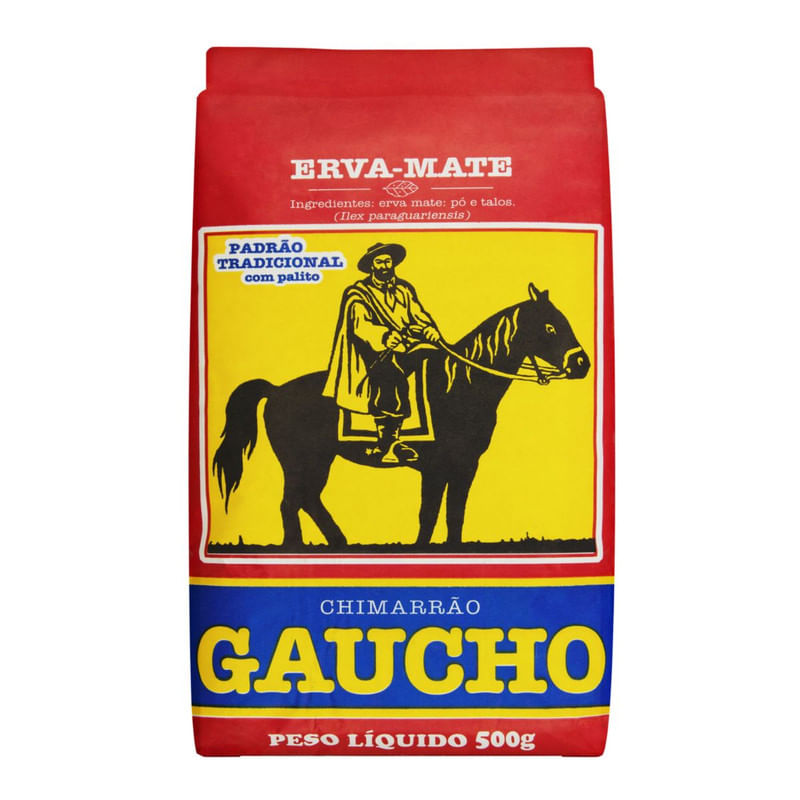 Erva-mate Chimarrão Tradicional Gaúcho Pacote 500g