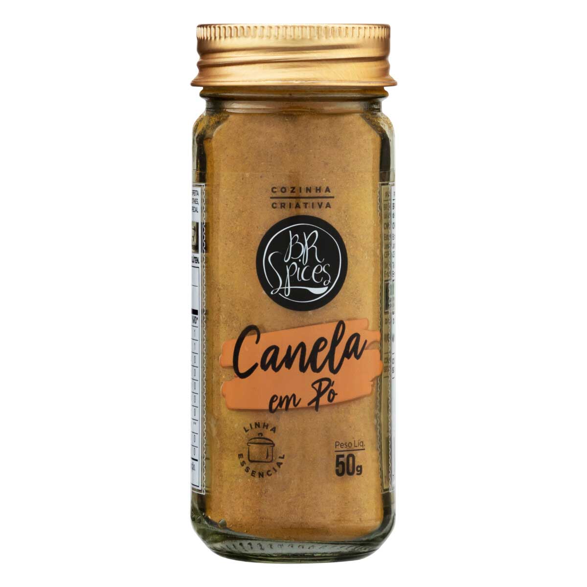 Canela em Pó com Tampa Dosadora BR Spices Essencial 50g