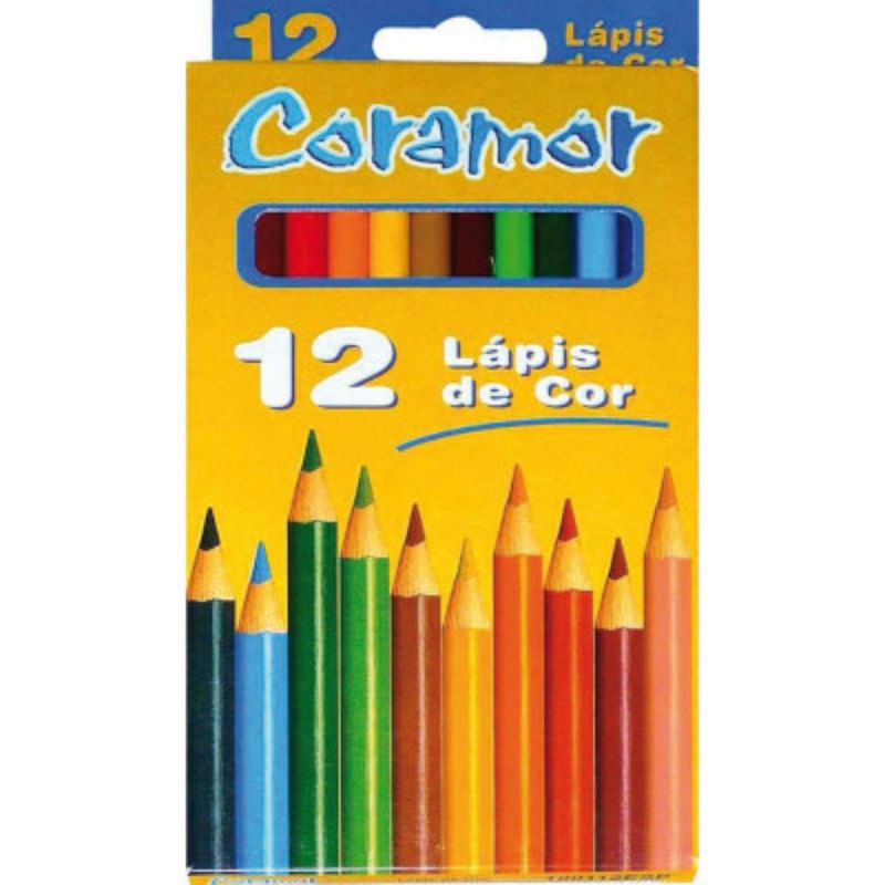 Lápis de Cor 12 Cores Coramor Faber Castell