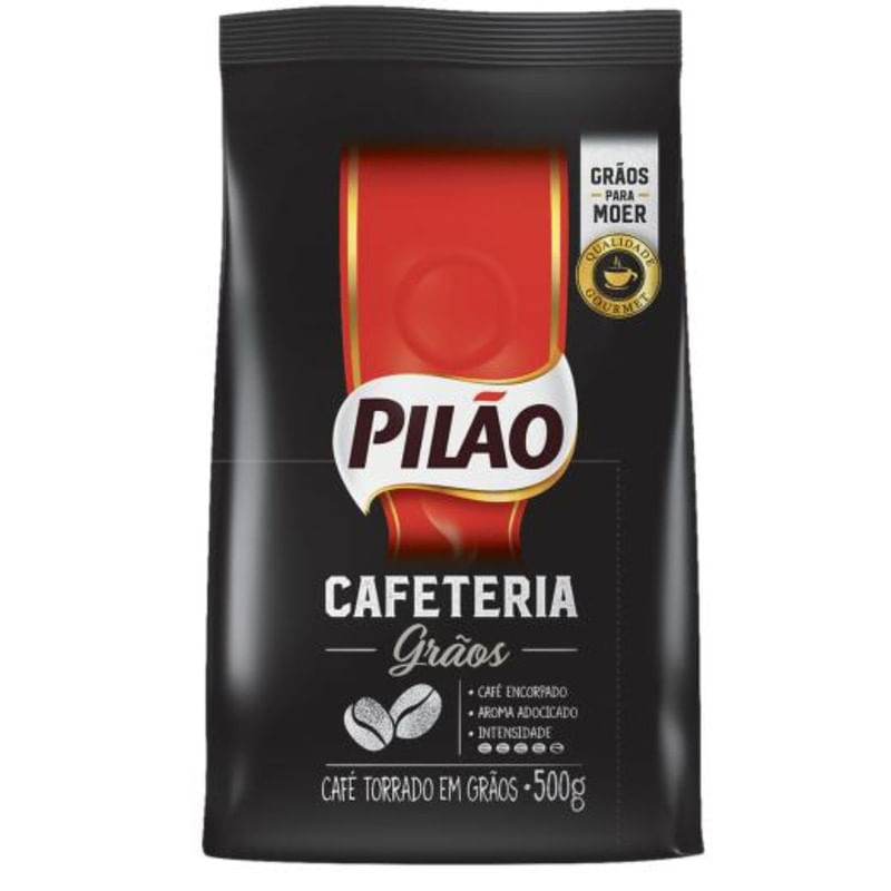 Café Grãos Torrado PIlão Cafeteria Pacote 500g