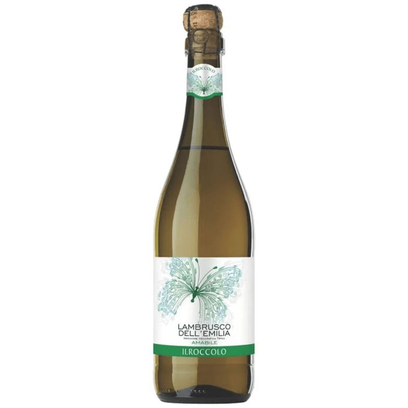 Vinho branco Italiano Lambrusco Dell Emilia 750ml