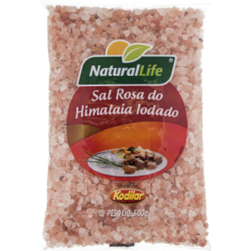 Sal Rosa Grosso do Himalaia Kodilar Pacote 500g