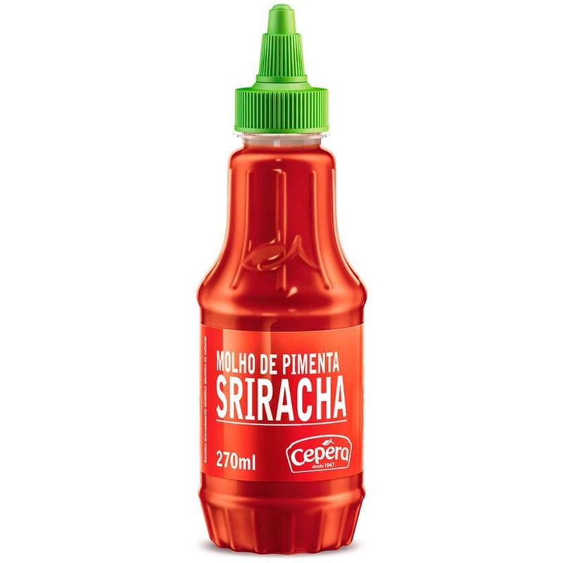 Molho de Pimenta Sriracha Cepêra Frasco 270ml