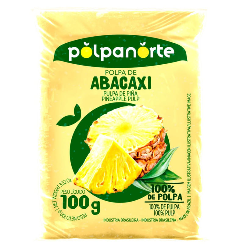 Polpa Congelada de Abacaxi Polpanorte 100g