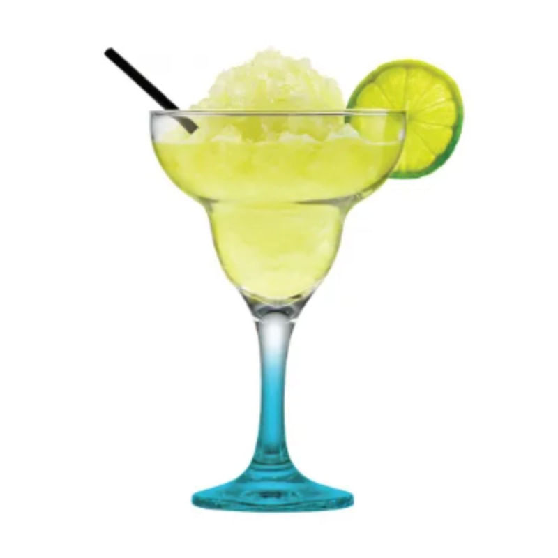 Taça De Margarita Haste Ruvolo 370ml Turquesa