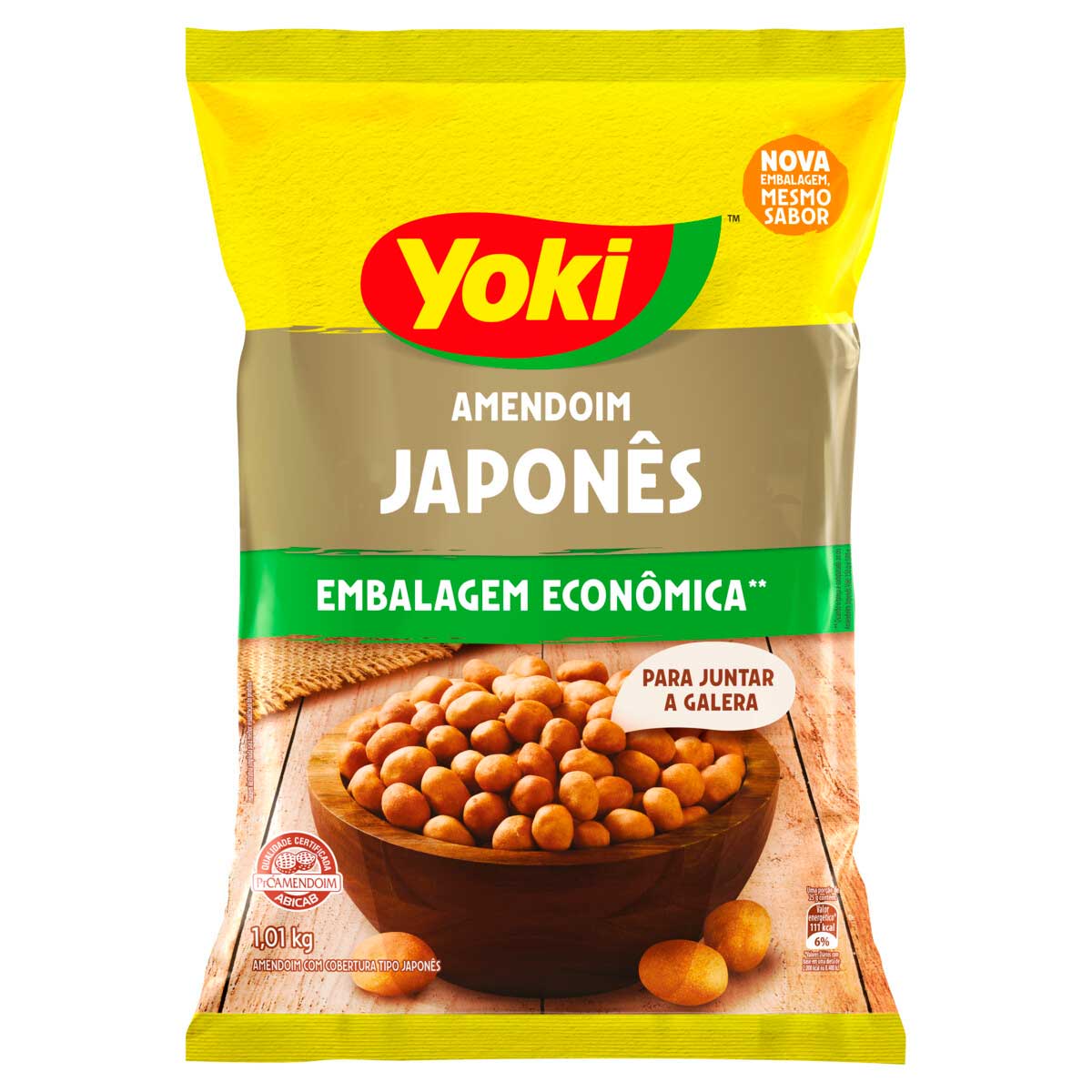 Amendoim Japonês Yoki 1,01kg Embalagem Econômica