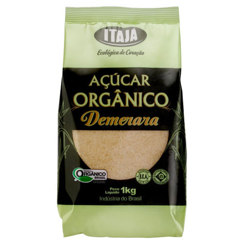 Açúcar Demerara Orgânico Itajá 1Kg