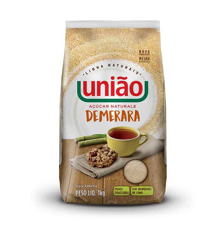 Açúcar Demerara União Naturale 1kg