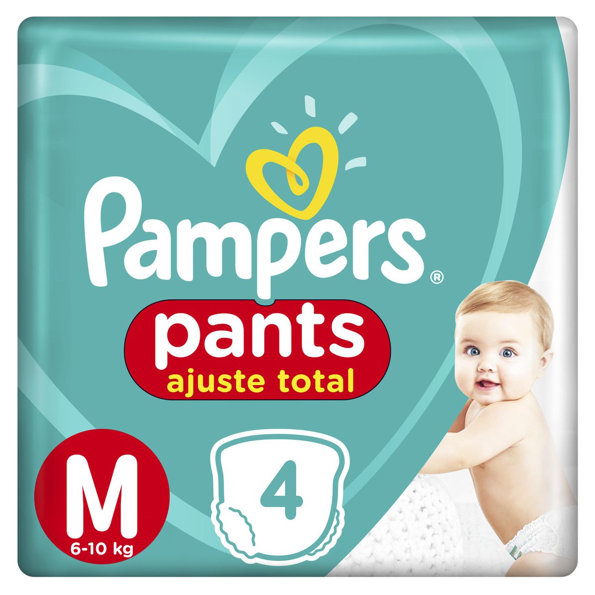 Fralda Pampers Pants Ajuste Total M - 20 Unidades - Fralda Pampers