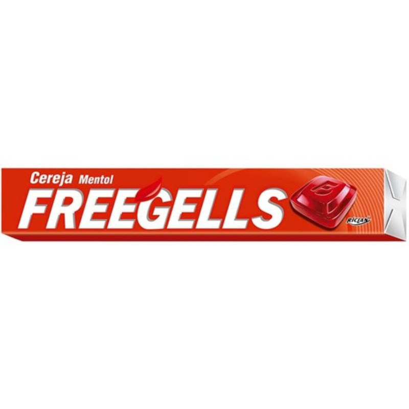 Bala Drops Play Cereja Freegells Pacote 28g