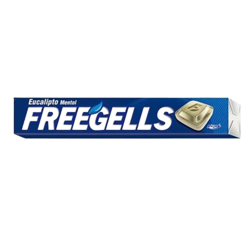 Bala Drops Play Eucalipto Freegells Pacote 28g