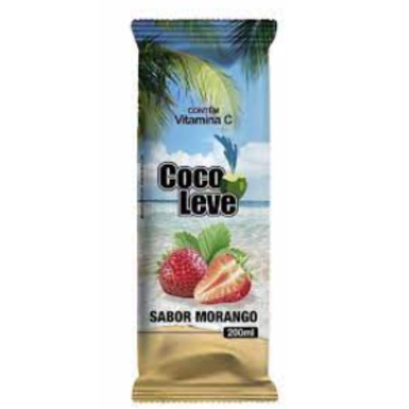 Gelo Morango Coco Leve 190g