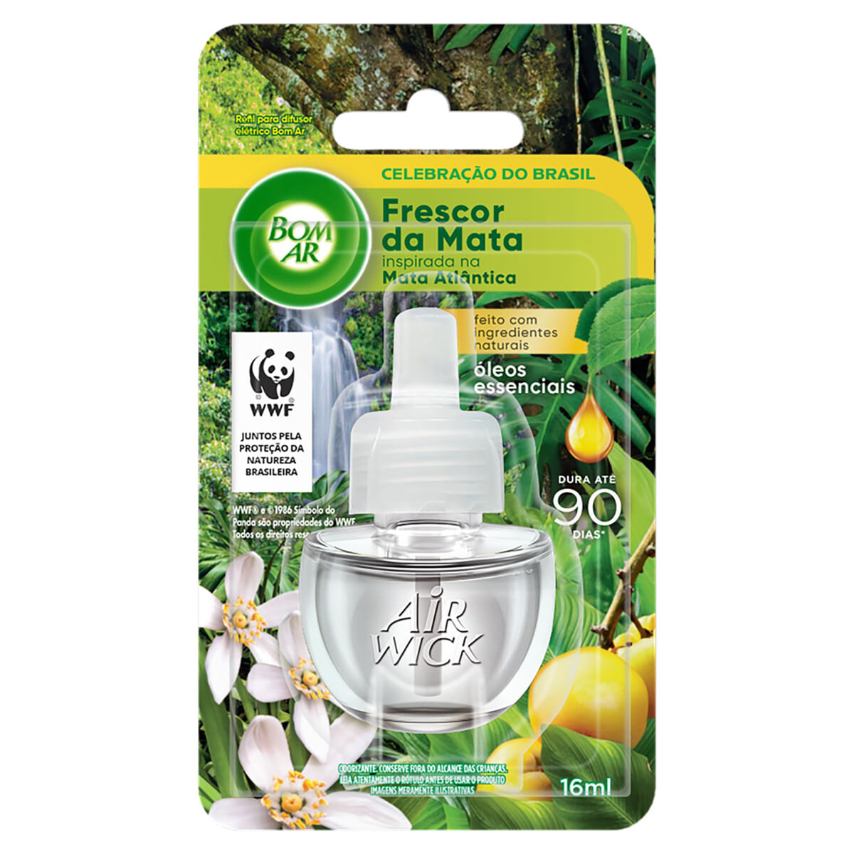 Difusor Elétrico Bom Ar Frescor da Mata Refil 16ml