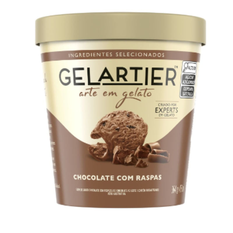 Sorvete Chocolate Gelartier 473ml