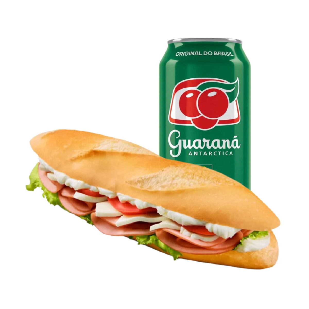 Sanduíche Peito de Peru + Guaraná Antarctica