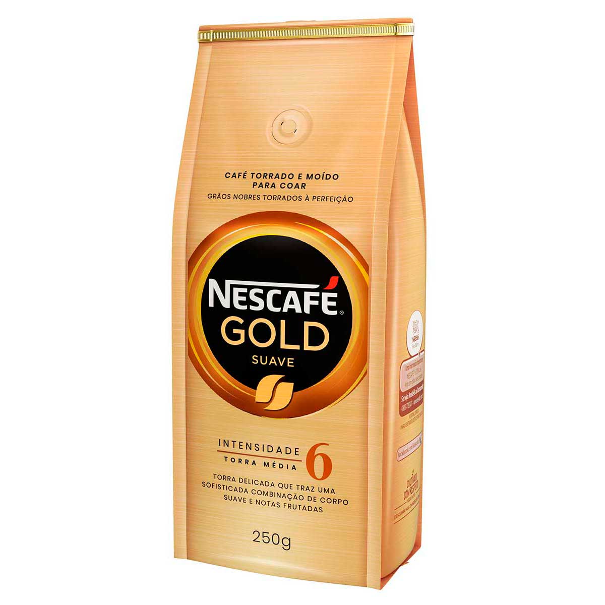 Café Torrado e Moído NESCAFÉ Gold Suave 250g