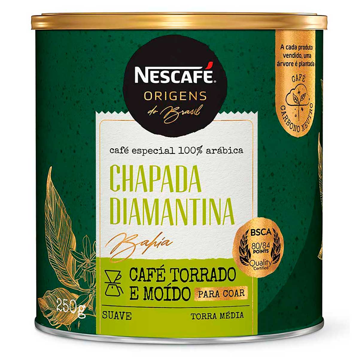 Café Torrado e Móido NESCAFÉ Origens Chapada Diamantina 250g