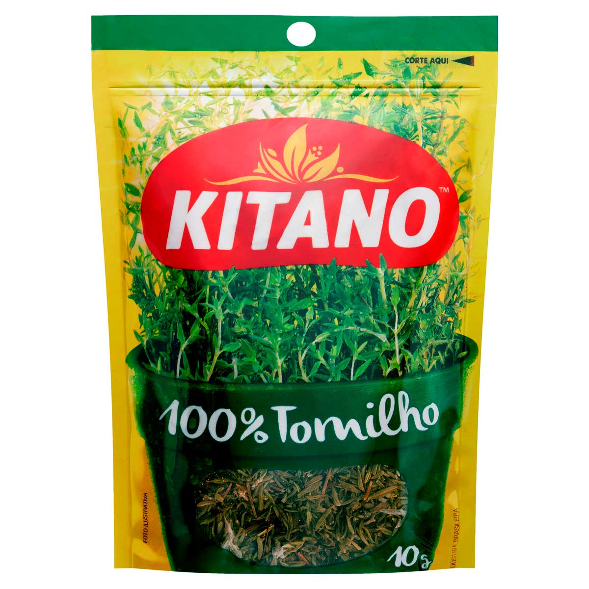 Tomilho em Flocos Desidratado Kitano 10g