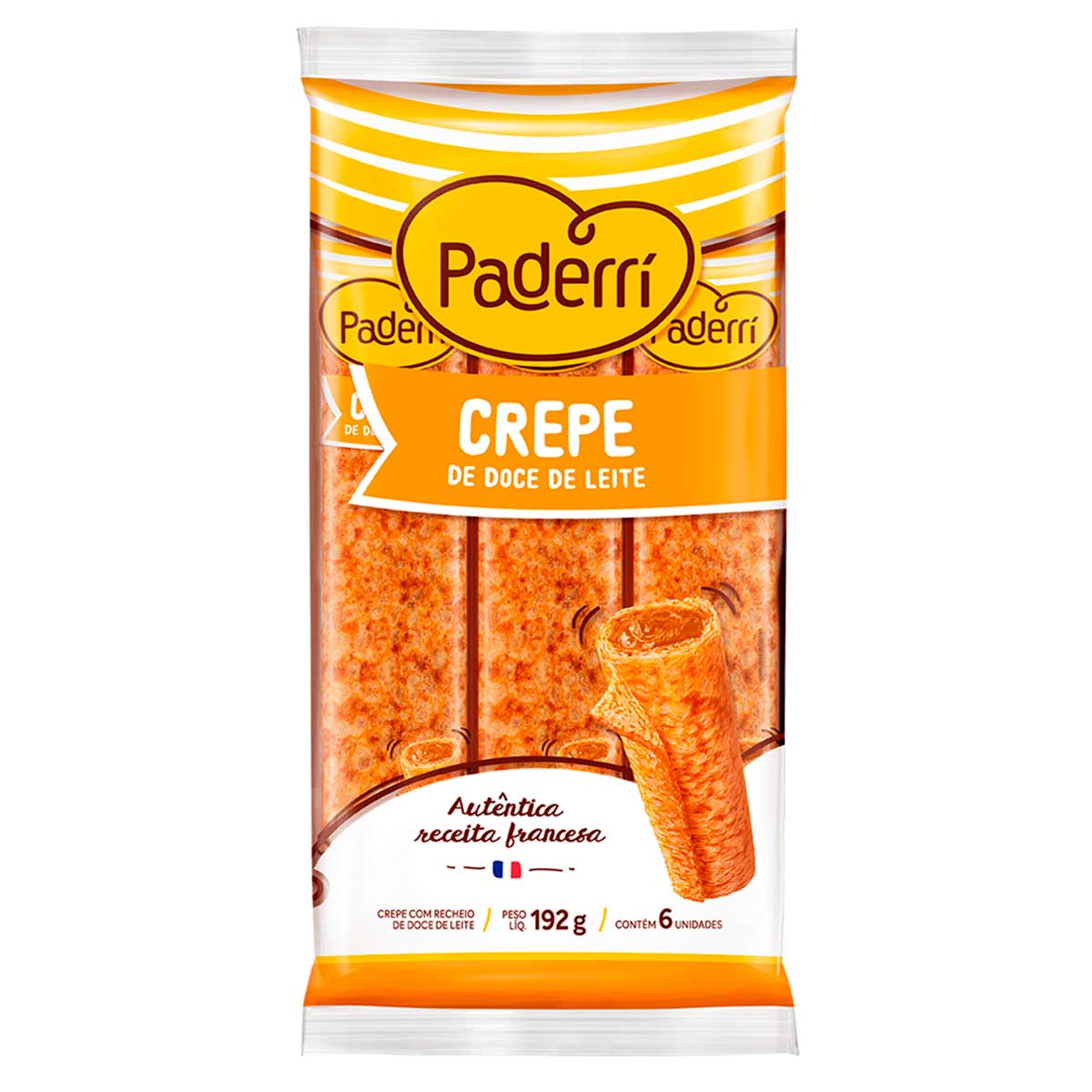 Crepe Paderri Doce De Leite Pacote 192 g