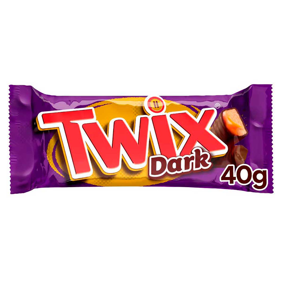 Chocolate Twix Dark 40g | Carrefour