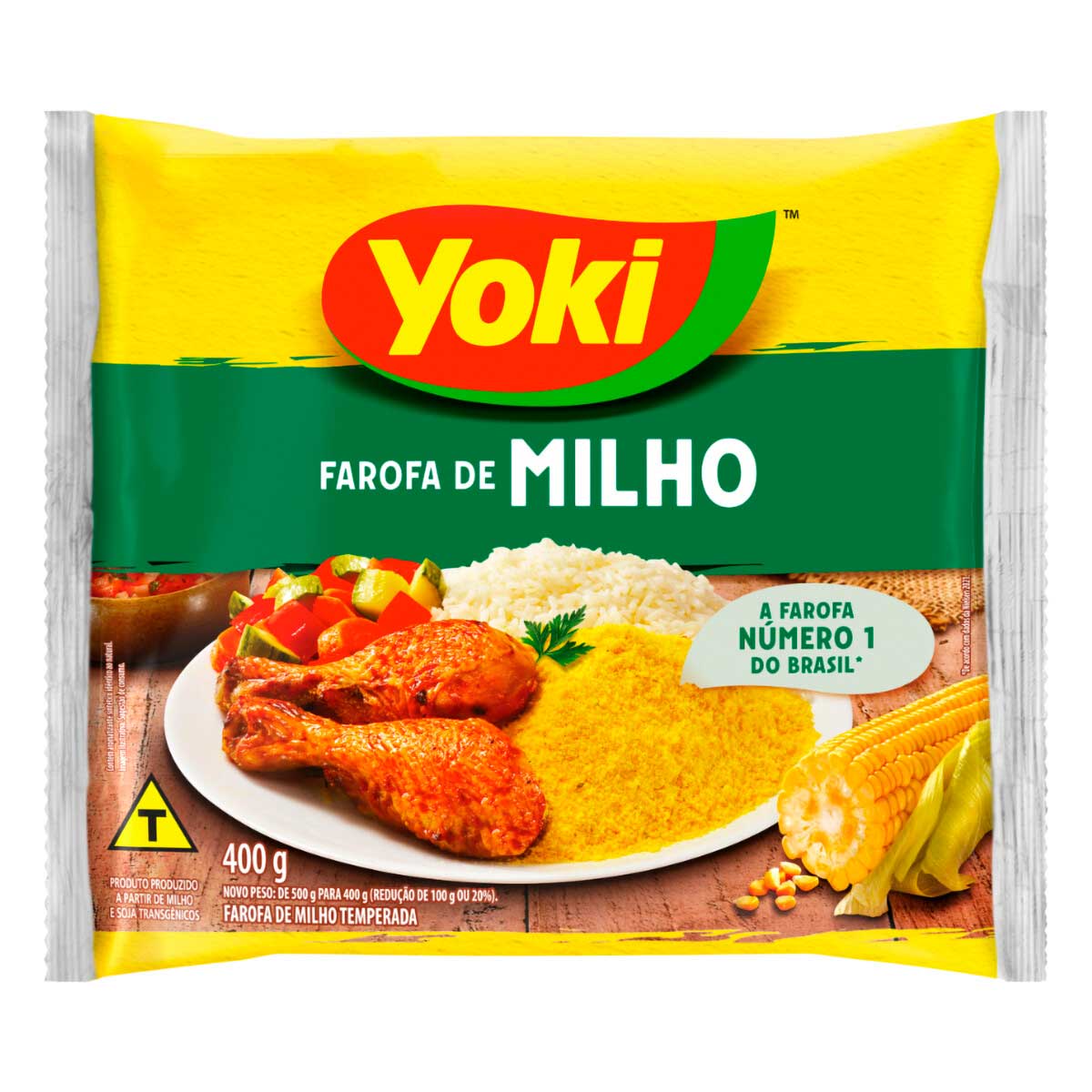 Farofa de Milho Temperada Yoki 400g