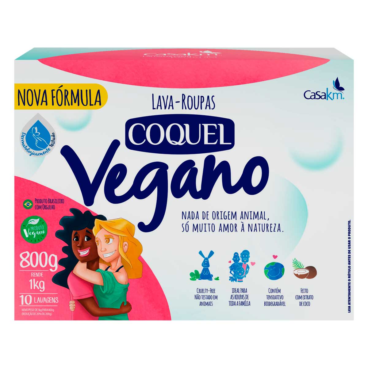 Sabão em Pó Coquel Vegano 1Kg