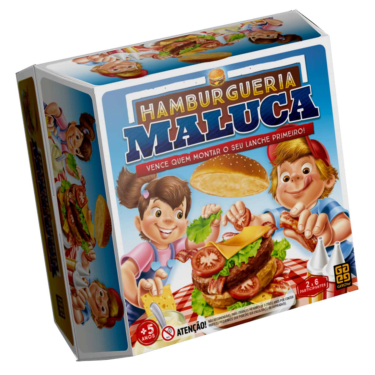 Jogo de Tabuleiro - Hamburgueria Maluca - Grow