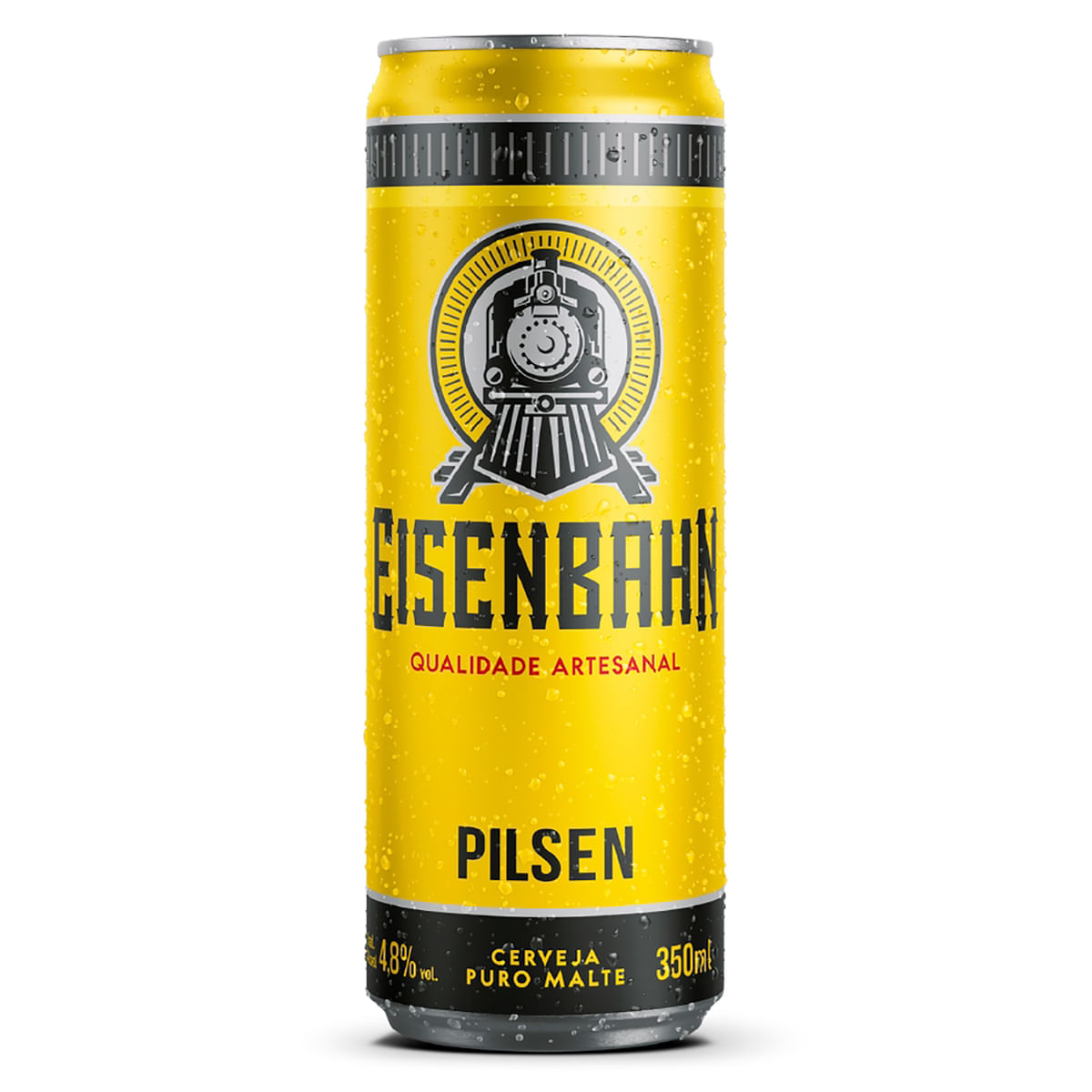 Cerveja Eisenbahn Pilsen Puro Malte Lata 350ml