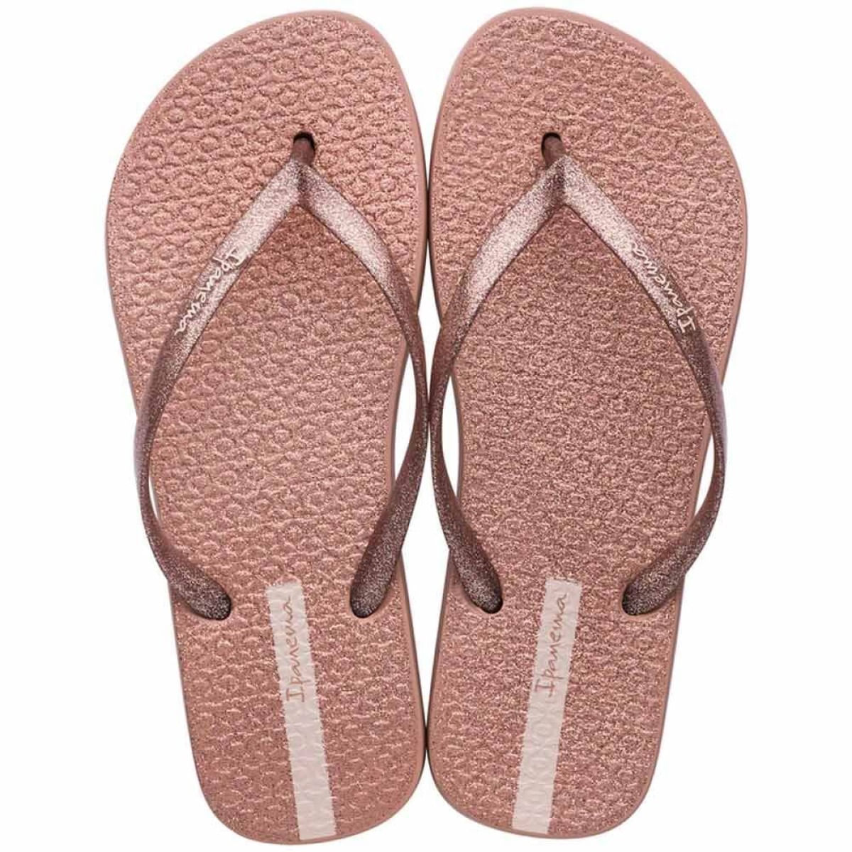 Chinelo Ipanema Feminino Glitter Rosa/Gliter 36