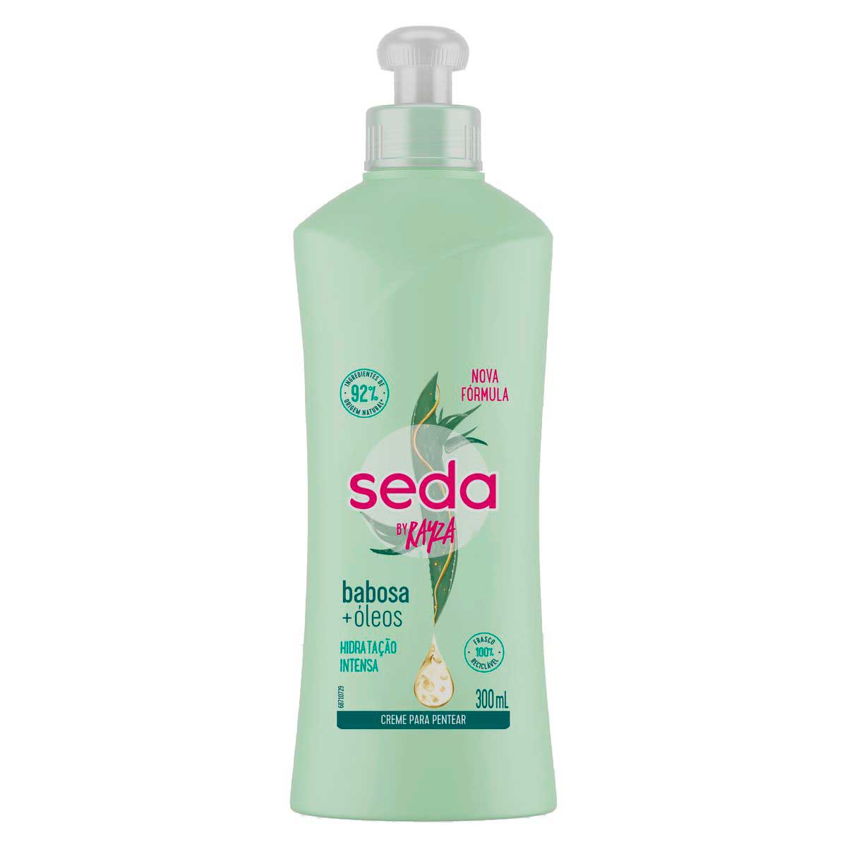 Creme para Pentear Seda By Rayza Babosa + Óleos 300 ml