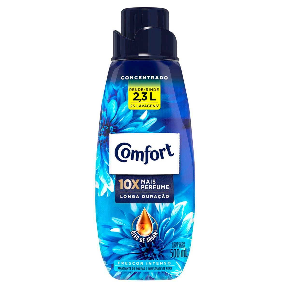 Amaciante Concentrado Comfort Frescor Intenso 500 ml