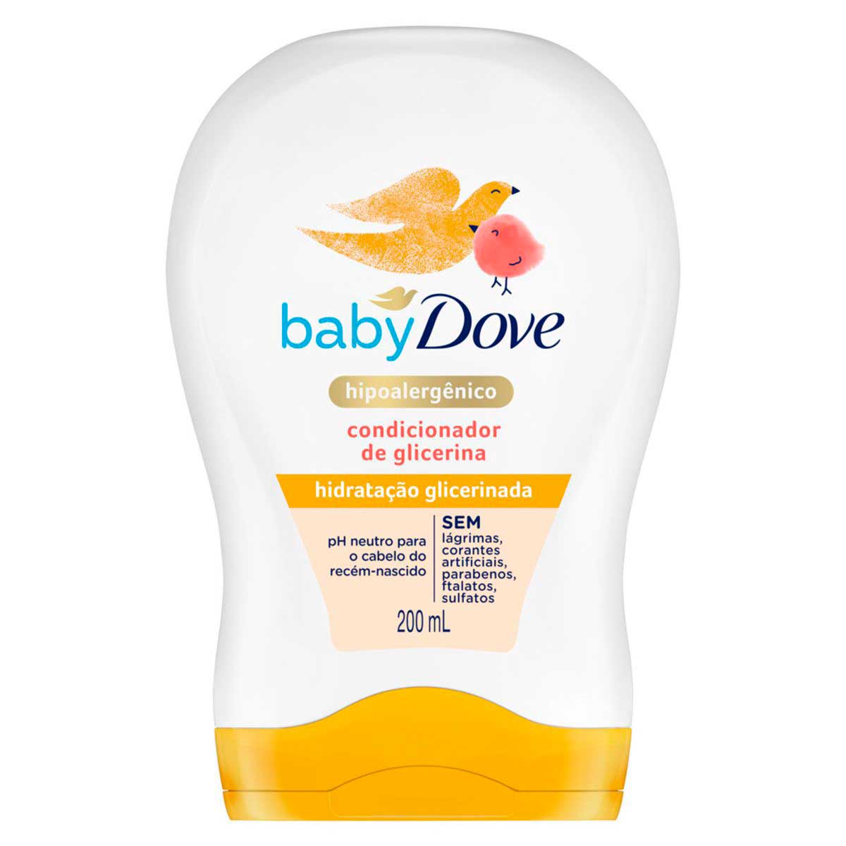 Condicionador de Glicerina Baby Dove Hidratação Glicerinada 200ml