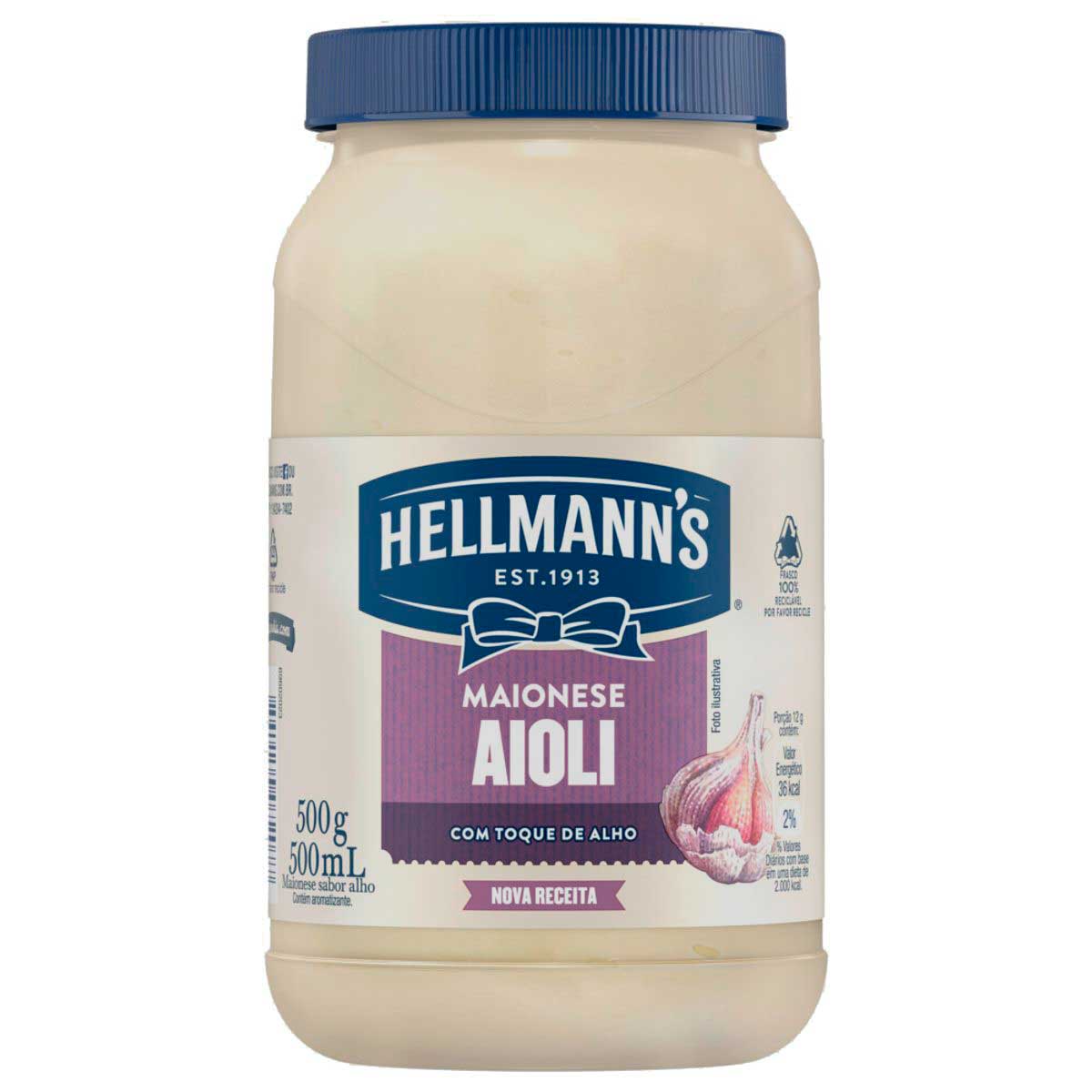 Maionese Hellmann's Aioli 500g