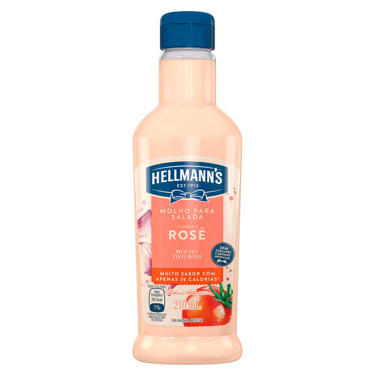 Molho para Salada Hellmann's Rosé 210 mL